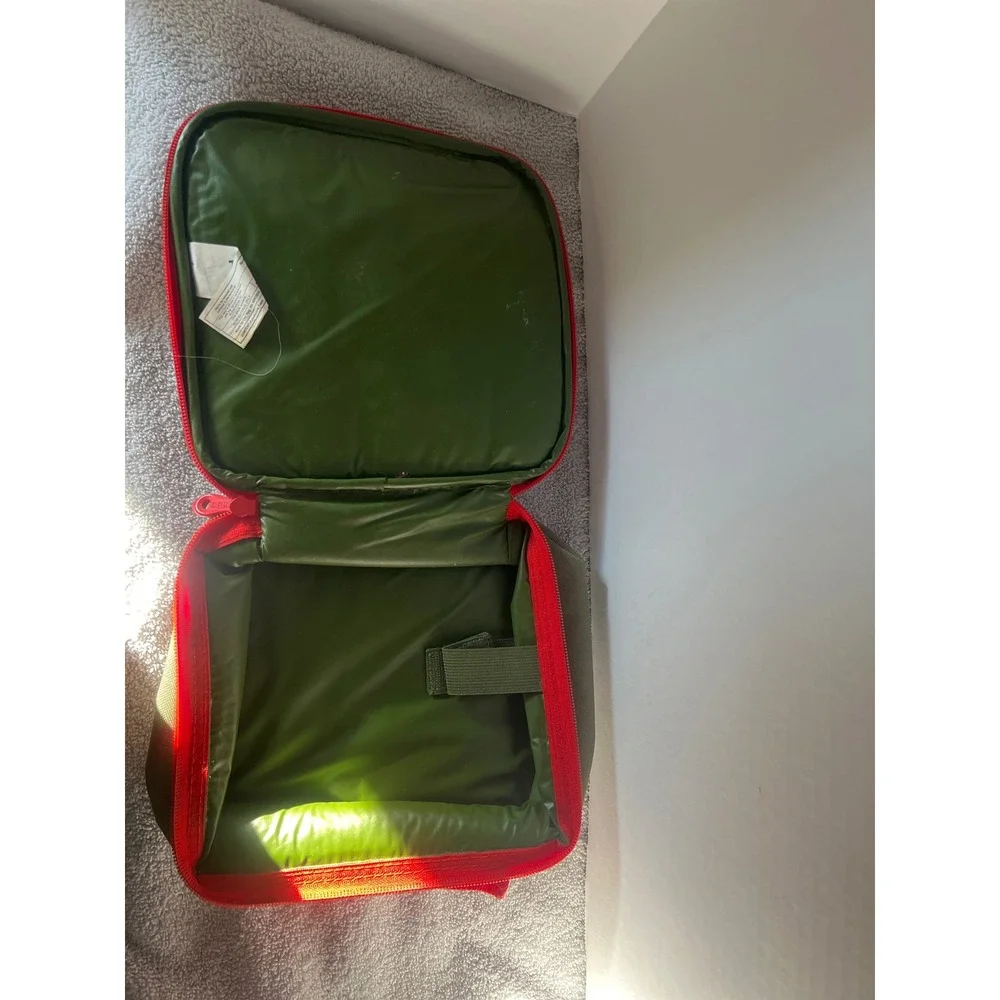 Scooby Doo Lunch Box Bag Green Red Cartoon Retro Vintage Kids‎ School Travel